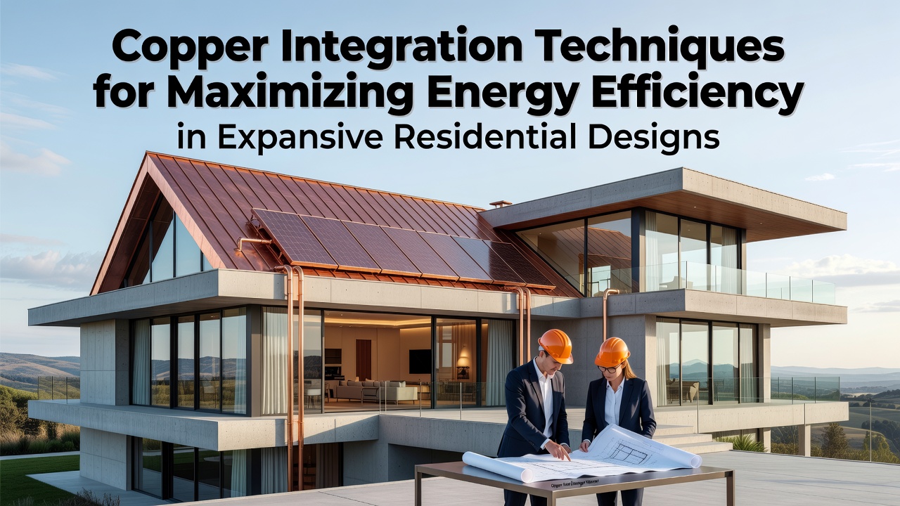 Copper Integration Techniques for Maximizing Energy Efficiency in Expansive Residential Designs