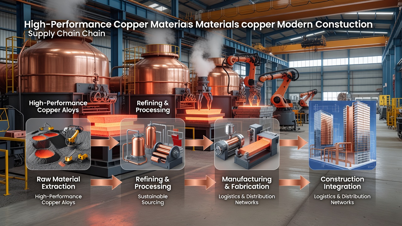 Tracing the Supply Chain Dynamics of High-Performance Copper Materials in Contemporary Construction